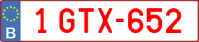 Truck License Plate